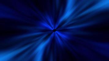 Abstract loop blue flares light shine ray rotation