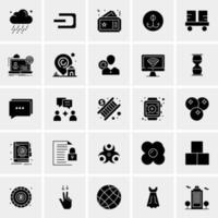 25 Universal Business Icons Vector Creative Icon Illustration to use in web and Mobile Related project