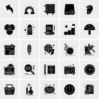 25 Universal Business Icons Vector Creative Icon Illustration to use in web and Mobile Related project