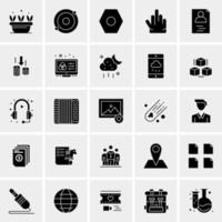 25 Universal Business Icons Vector Creative Icon Illustration to use in web and Mobile Related project