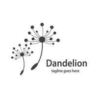 Dandelion symbol vector icon