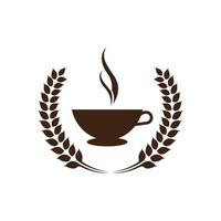 imágenes de taza de cafe logo vector