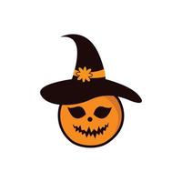 Halloween pumpkin vector icon