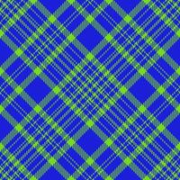 Background seamless check. Plaid fabric texture. Pattern tartan vector textile.
