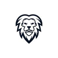 Lion head vector icon