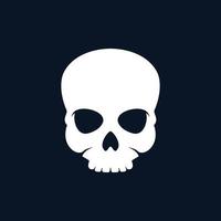 Skull vector icon illustration