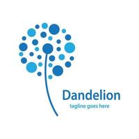 Dandelion symbol vector icon