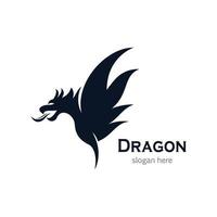 Dragon icon symbol vector illustration