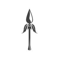 Spear logo icon vector