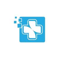 Medical cross vector icon