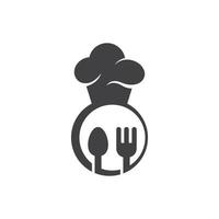 Restaurant logo vector icon