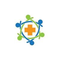 Medical care logo images vector