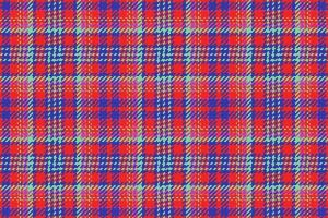 Background plaid fabric. Pattern textile texture. Check seamless tartan vector. vector