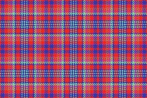 Background plaid fabric. Pattern textile texture. Check seamless tartan vector. vector