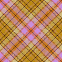 Seamless tartan textile. Pattern check background. Texture plaid vector fabric.