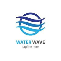 Wave symbol vector icon