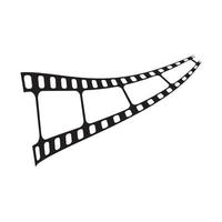 Film strip logo images vector