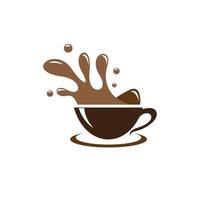 icono de vector de símbolo de taza de café