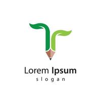 Imágenes de lapiz eco logo vector