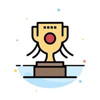 Award Cup Ireland Abstract Flat Color Icon Template vector