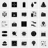 25 Universal Business Icons Vector Creative Icon Illustration to use in web and Mobile Related project