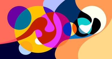 Vector colorful abstract psychedelic liquid and fluid background pattern