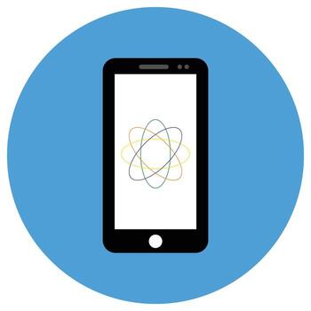 Mobile Phone Science which can easily modify or edit vector