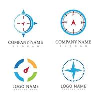 Compass Logo Template vector icon illustration design