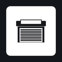 Garage icon in simple style vector