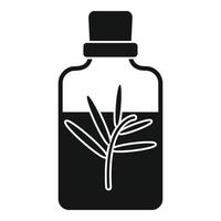 icono de perfume de aceites esenciales, estilo simple vector