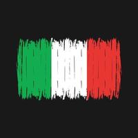 Italy Flag Brush vector