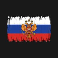 Russia Flag Brush vector