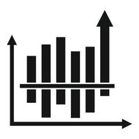 icono de reestructuración, estilo simple vector