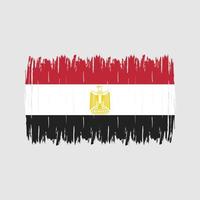 Egypt Flag Brush vector