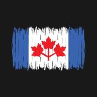 Canada Flag Brush vector