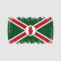 Northern Ireland Flag Brush vector