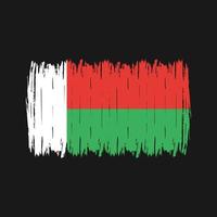 Madagascar Flag Brush vector