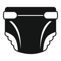 Nappy diaper icon, simple style vector