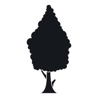 Cypress icon, simple style vector