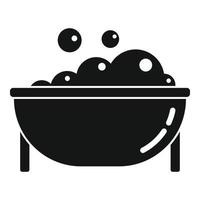 icono de jacuzzi, estilo simple vector