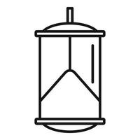 Bird trap icon, outline style vector