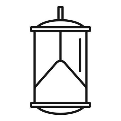 Bird trap icon, outline style