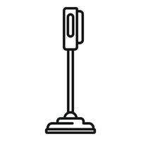 Home hand steam cleaner icon, outline style vector