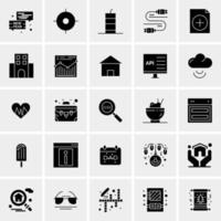 25 Universal Business Icons Vector Creative Icon Illustration to use in web and Mobile Related project