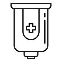 Antiseptic wall box icon, outline style vector