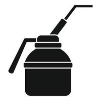 icono de olla de reparación de automóviles, estilo simple vector