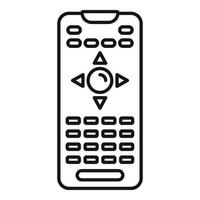 Device remote control icon, outline style vector