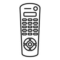 Infrared remote control icon, outline style vector