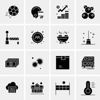 16 Business Universal Icons Vector Creative Icon Illustration to use in web and Mobile Related project