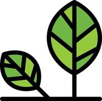 Earth Eco Environment Leaf Nature  Flat Color Icon Vector icon banner Template